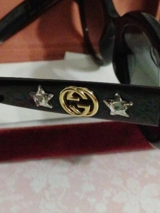 Gucci Polarized Sunglasses with Swarovski Crystal Stars NEW main image 8